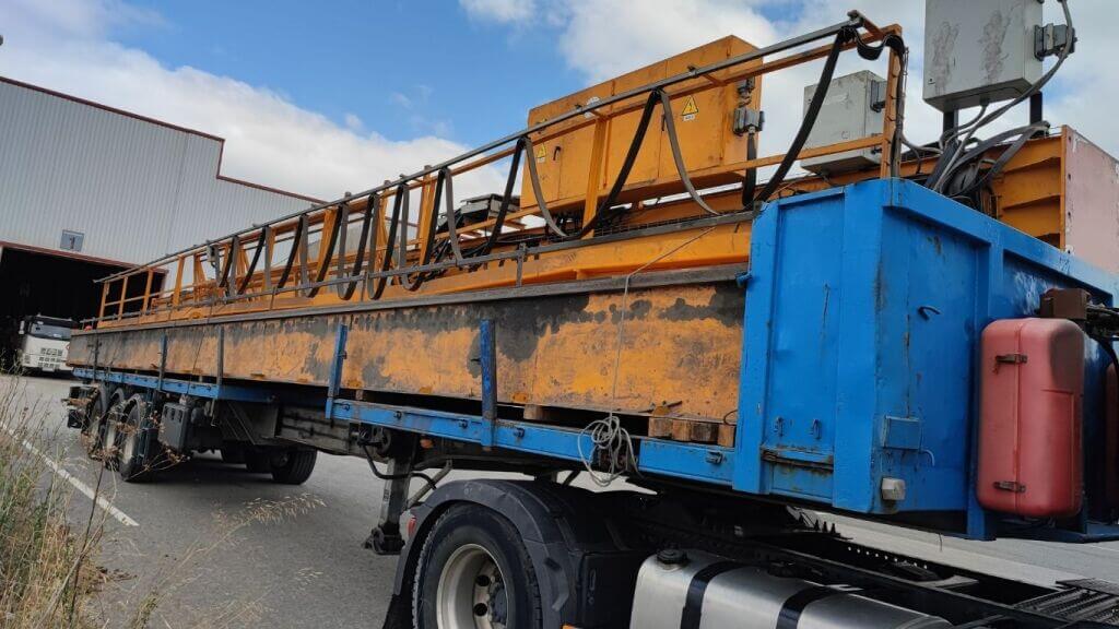 transporte de grúa puente euskadi expertos